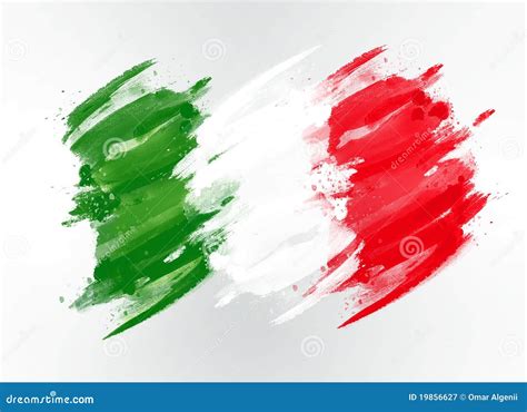 bandiera italiana stilizzata